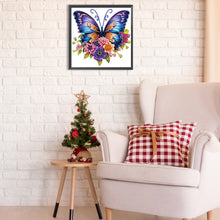 Load image into Gallery viewer, Butterfly 30*30CM Partial Special Shaped Drill Diamond Painting
