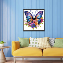 Load image into Gallery viewer, Butterfly 30*30CM Partial Special Shaped Drill Diamond Painting
