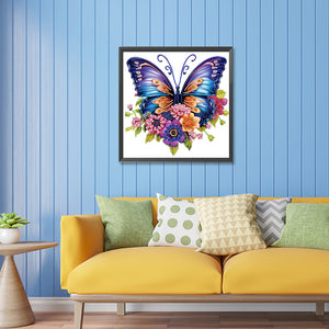 Butterfly 30*30CM Partial Special Shaped Drill Diamond Painting