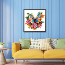 Load image into Gallery viewer, Butterfly 30*30CM Partial Special Shaped Drill Diamond Painting
