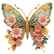 Load image into Gallery viewer, Butterfly 30*30CM Partial Special Shaped Drill Diamond Painting
