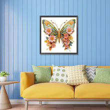 Load image into Gallery viewer, Butterfly 30*30CM Partial Special Shaped Drill Diamond Painting
