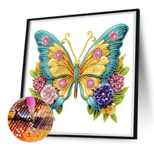 Load image into Gallery viewer, Butterfly 30*30CM Partial Special Shaped Drill Diamond Painting
