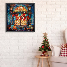 Load image into Gallery viewer, Christmas Tree 40*40CM(Picture) Full Square Drill Diamond Painting
