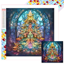 Load image into Gallery viewer, Christmas Tree 40*40CM(Picture) Full Square Drill Diamond Painting
