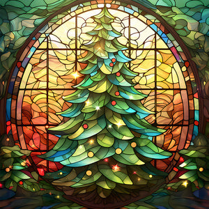 Christmas Tree 40*40CM(Picture) Full Square Drill Diamond Painting