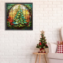 Load image into Gallery viewer, Christmas Tree 40*40CM(Picture) Full Square Drill Diamond Painting
