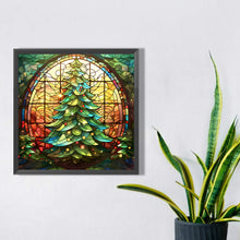 Load image into Gallery viewer, Christmas Tree 40*40CM(Picture) Full Square Drill Diamond Painting
