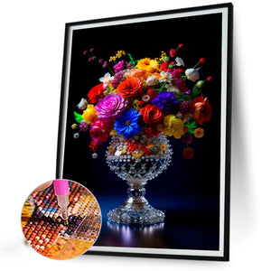 Bouquet - Full Square Drill Diamond Painting 30*40CM