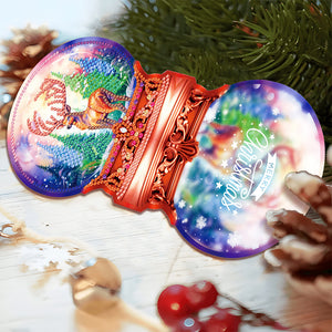 8PCS Elk Special Shape Diamond Art Greeting Cards Santa Gift for Christmas (#1)