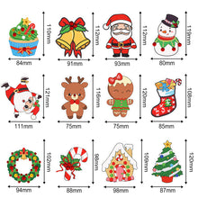 Load image into Gallery viewer, 8PCS Elk Special Shape Diamond Art Greeting Cards Santa Gift for Christmas (#2)
