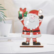 Load image into Gallery viewer, Christmas Wooden Diamond Art Tabletop Decorations for Office Decor (Santa)
