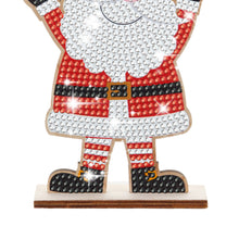 Load image into Gallery viewer, Christmas Wooden Diamond Art Tabletop Decorations for Office Decor (Santa)
