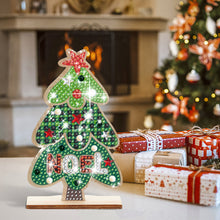 Load image into Gallery viewer, Christmas Wooden Diamond Art Tabletop Decorations for Office Decor (Xmas Tree)
