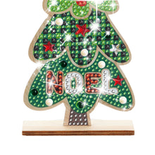 Load image into Gallery viewer, Christmas Wooden Diamond Art Tabletop Decorations for Office Decor (Xmas Tree)
