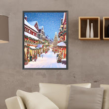 Load image into Gallery viewer, Christmas Snow Scene - Full Round Drill Diamond Painting 30*40CM
