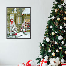 Load image into Gallery viewer, Christmas Snow Scene - Full Round Drill Diamond Painting 30*40CM
