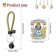 Load image into Gallery viewer, Double Sided Rhinestone Painting Keychain Pendant for Kid Adult (Coventry F.C.)
