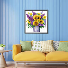 Load image into Gallery viewer, Sunflower Lavender - Special Shaped Drill Diamond Painting 30*30CM
