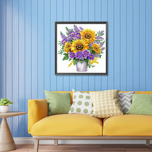 Load image into Gallery viewer, Sunflower Lavender - Special Shaped Drill Diamond Painting 30*30CM
