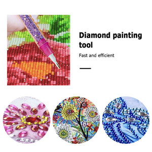 Star DIY Diamond Painting Point Drill Pen for DIY Painting Crafts (Purple)
