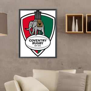 Coventry Rugby Club Word - Full Round Drill Diamond Painting 30*40CM