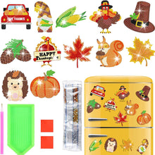 Load image into Gallery viewer, 12PCS Diamond Painting Magnets Refrigerator for Adult Kid Fridge (Thanksgiving)
