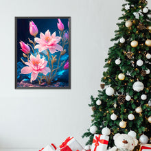 Load image into Gallery viewer, Pink Flowers - Full Round Drill Diamond Painting 30*40CM
