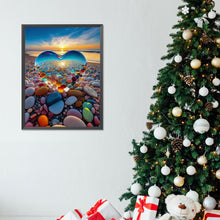 Load image into Gallery viewer, Dream Beach Love Stone - Full Round Drill Diamond Painting 30*40CM
