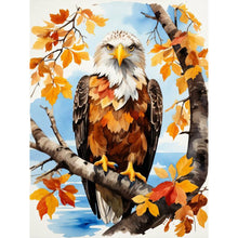 Load image into Gallery viewer, Wood Eagle - Full Round Drill Diamond Painting 30*40CM
