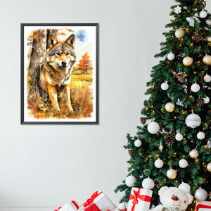 Timber Wolf - Full Round Drill Diamond Painting 30*40CM