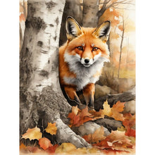 Load image into Gallery viewer, Woods Fox - Full Round Drill Diamond Painting 30*40CM
