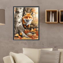 Load image into Gallery viewer, Woods Fox - Full Round Drill Diamond Painting 30*40CM
