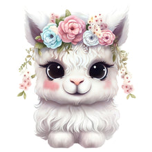 Load image into Gallery viewer, Flower Animal Bunny - Full Round Drill Diamond Painting 30*30CM
