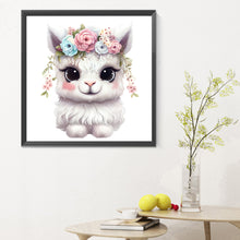 Load image into Gallery viewer, Flower Animal Bunny - Full Round Drill Diamond Painting 30*30CM
