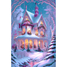 Load image into Gallery viewer, Snow Castle - Full Round Drill Diamond Painting 40*60CM
