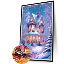 Load image into Gallery viewer, Snow Castle - Full Round Drill Diamond Painting 40*60CM
