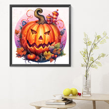 Load image into Gallery viewer, Holiday Pumpkin - Full Round Drill Diamond Painting 30*30CM
