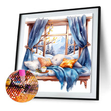 Load image into Gallery viewer, Winter Window - Full Round Drill Diamond Painting 30*30CM
