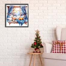 Load image into Gallery viewer, Winter Window - Full Round Drill Diamond Painting 30*30CM
