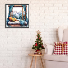 Load image into Gallery viewer, Winter Window - Full Round Drill Diamond Painting 30*30CM
