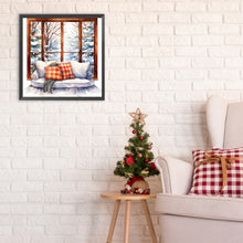 Load image into Gallery viewer, Winter Window - Full Round Drill Diamond Painting 30*30CM
