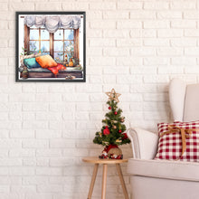 Load image into Gallery viewer, Winter Window - Full Round Drill Diamond Painting 30*30CM
