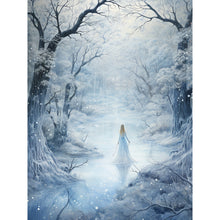 Load image into Gallery viewer, Winter Snow Angel - Full Round Drill Diamond Painting 30*40CM
