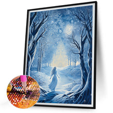 Load image into Gallery viewer, Winter Snow Angel - Full Round Drill Diamond Painting 30*40CM
