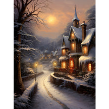 Load image into Gallery viewer, Winter Village - Full Round Drill Diamond Painting 30*40CM
