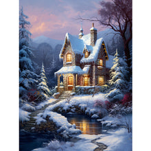 Load image into Gallery viewer, Winter Village - Full Round Drill Diamond Painting 30*40CM
