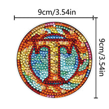 Load image into Gallery viewer, A-Z 26 Letters Double Sided Special Shape Diamond Painting Keychain Pendant (T)
