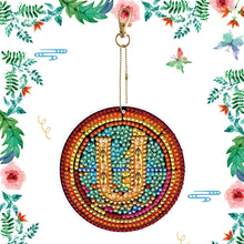 Load image into Gallery viewer, A-Z 26 Letters Double Sided Special Shape Diamond Painting Keychain Pendant (U)
