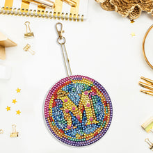 Load image into Gallery viewer, A-Z 26 Letters Double Sided Special Shape Diamond Painting Keychain Pendant (M)
